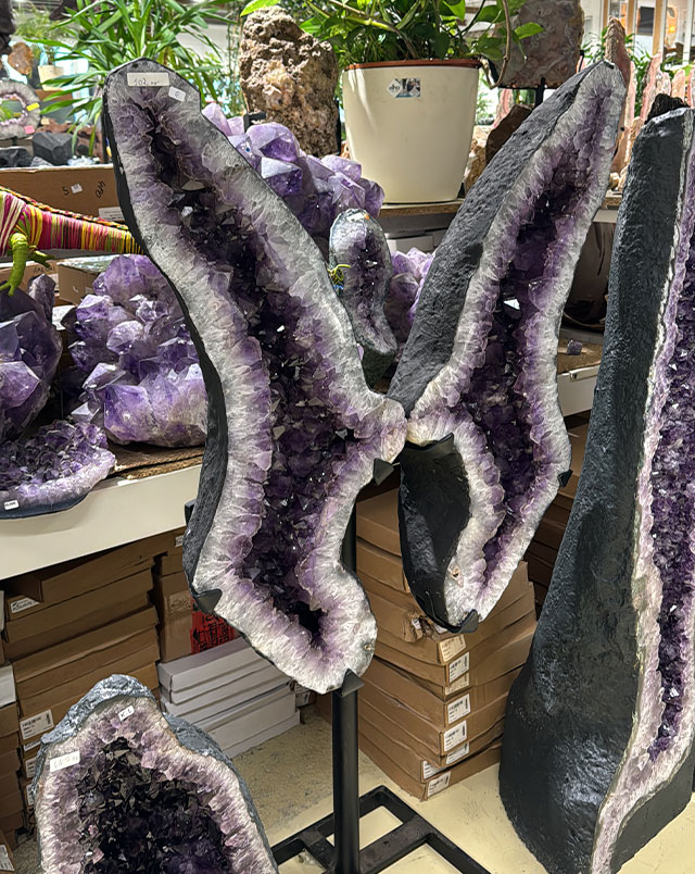 Amethyst Flügelpaare